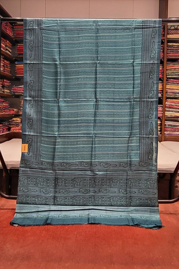 Kantha Stitched on Tussar Silk Saree