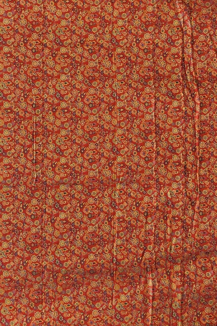 Kani Silk Saree With Beautiful Kashmiri Embroidery
