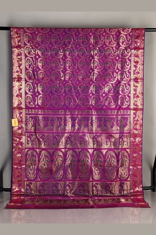 Bengal Baluchari Saree With All Over Zari Work