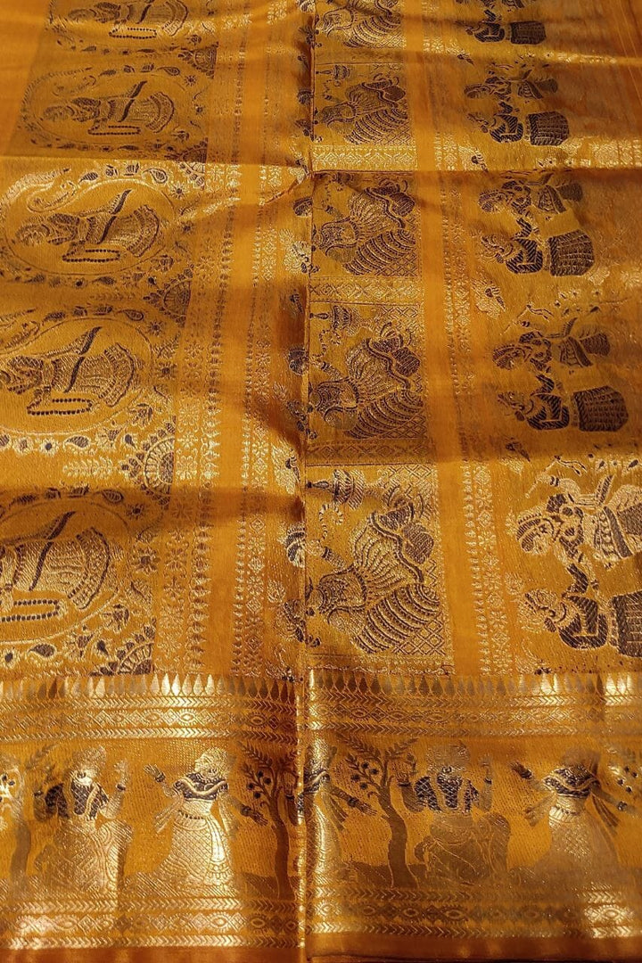 Baluchari Silk Saree With Zari Work