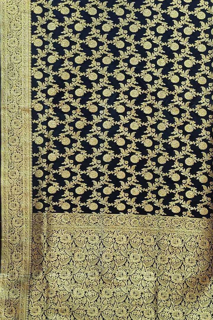 Black Banarasi Saree For Wedding