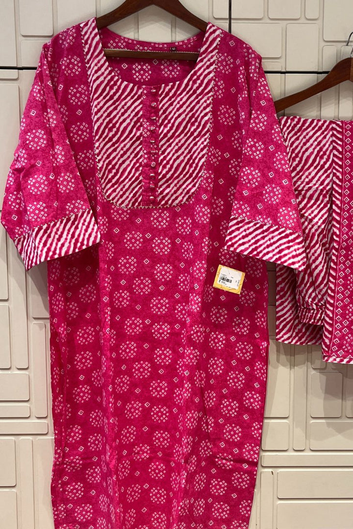 Plus Size Kurta Pant Set