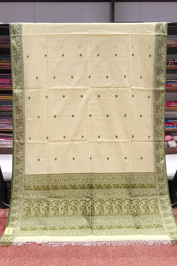 Bengal Handloom Saree: Baluchari Cotton