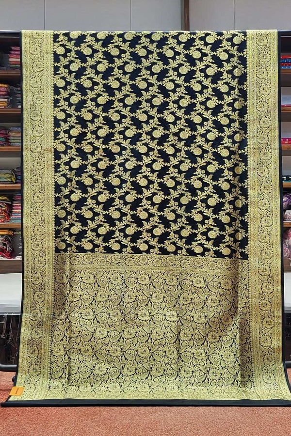 Black Banarasi Saree For Wedding