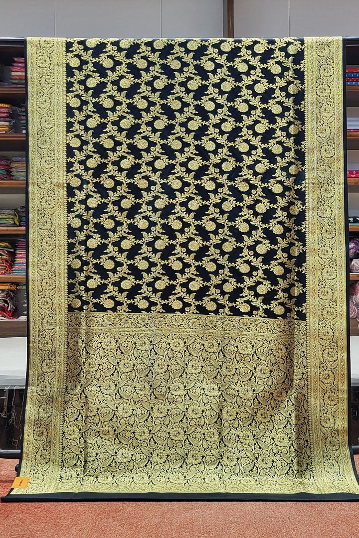 Black Banarasi Saree For Wedding