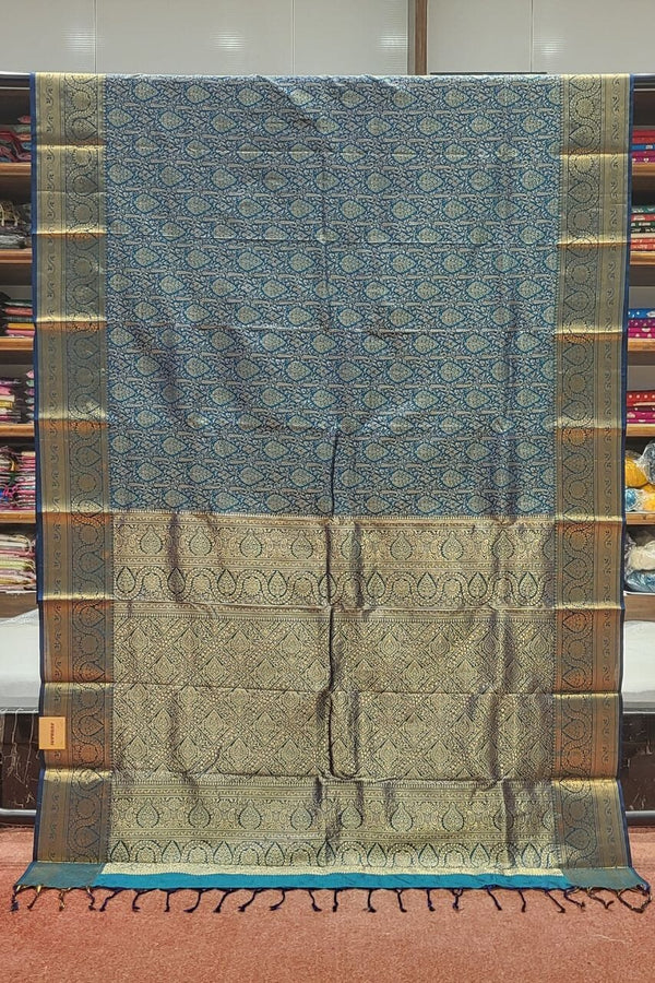 Brocade Kanjivaram Silk Saree For Wedding
