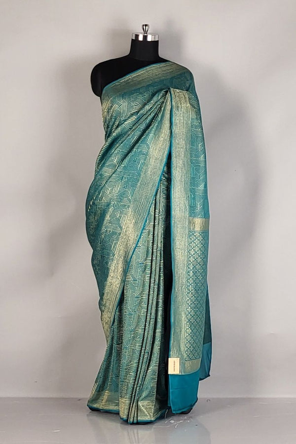 Chiffon Saree for Puja Look