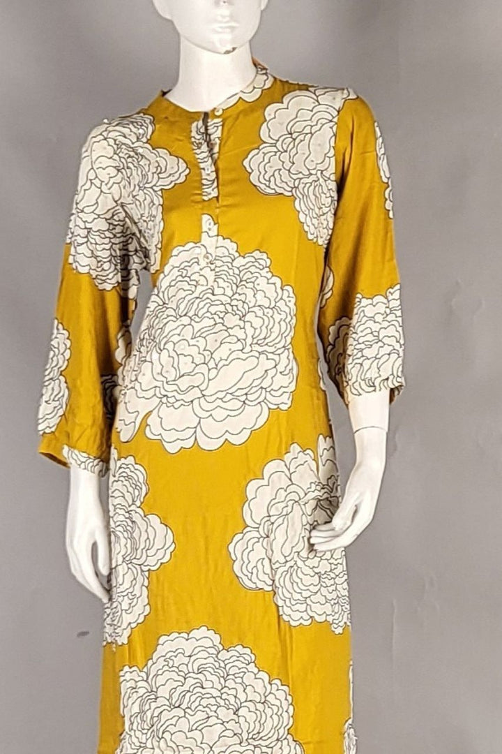 Cotton Co-ord Set for Casual Look- Yellow Colour