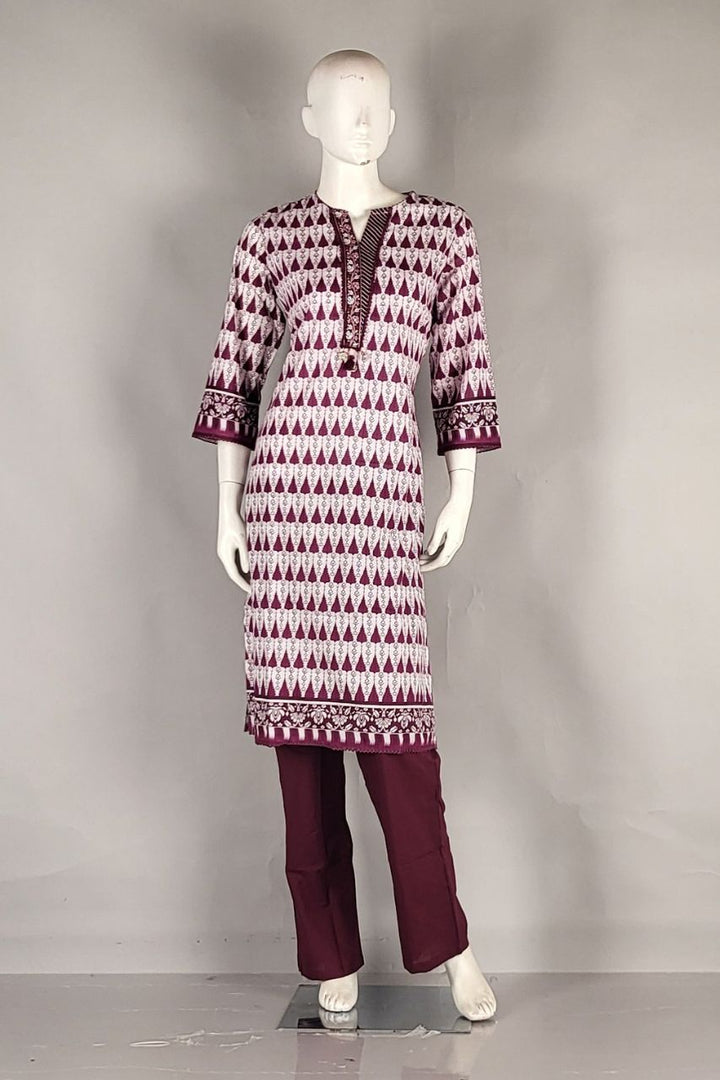 Casual Wear Kurti Set In Cotton