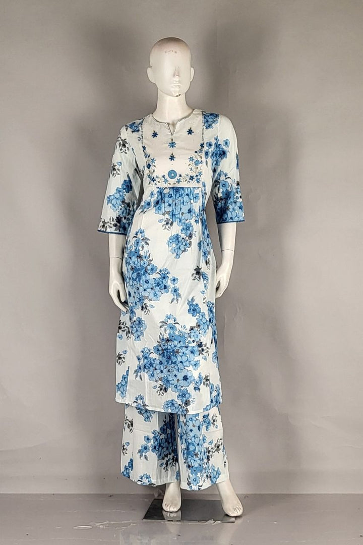 Cotton Salwar Suit with Dupatta