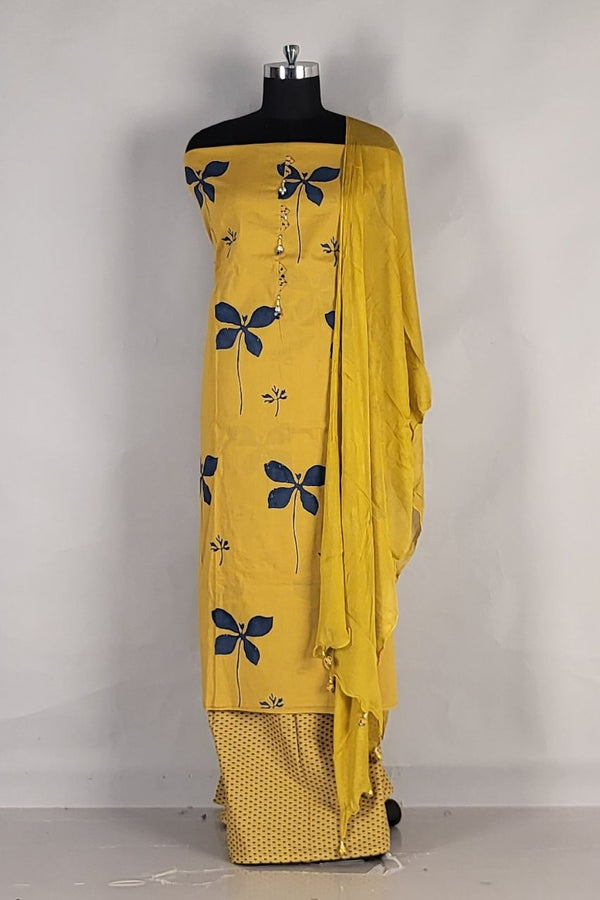 Cotton Salwar Suit Piece for Office Wear