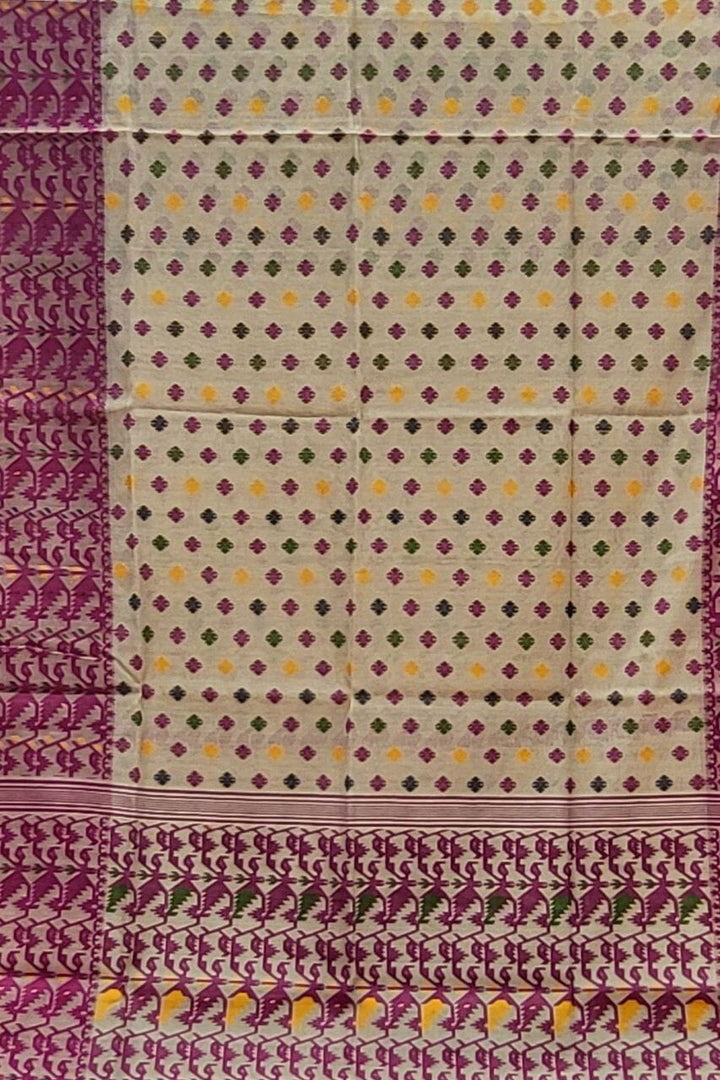 Handloom Dhakai Jamdani Saree