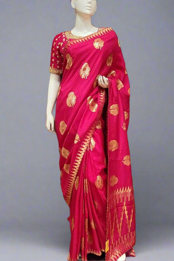 Dola Silk Saree With Readymade Blouse