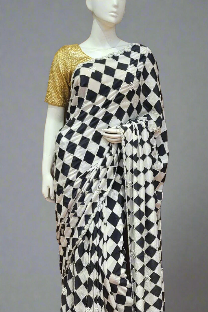 Party Wear Crepe Saree