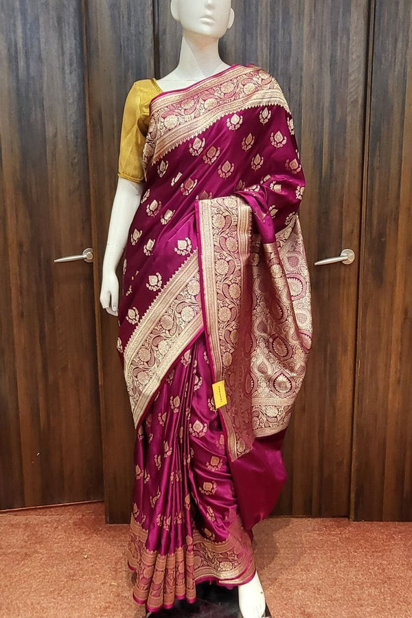 Fancy Silk Saree With Heavy Zari Work