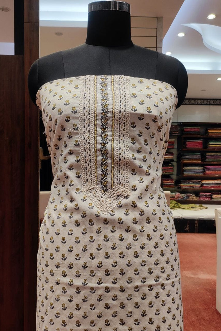 Floral Printed Salwar Suit Piece 