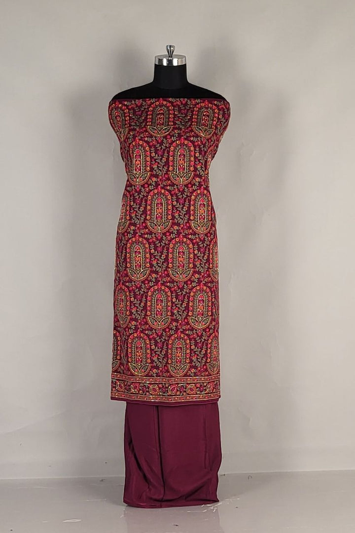 Georgette Unstitched Suit Piece With Dupatta