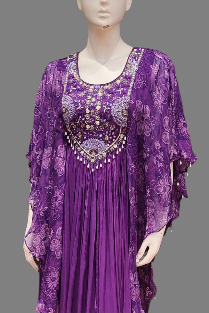 Kaftan Style Gown for Party Wear