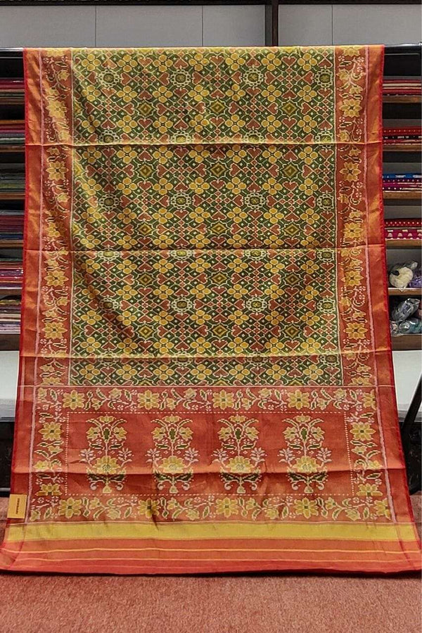 Tissue Patola Silk Saree With Woven Border