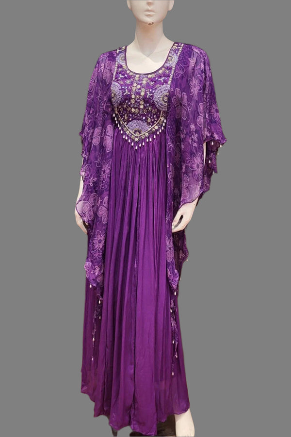 Kaftan Style Gown for Party Wear