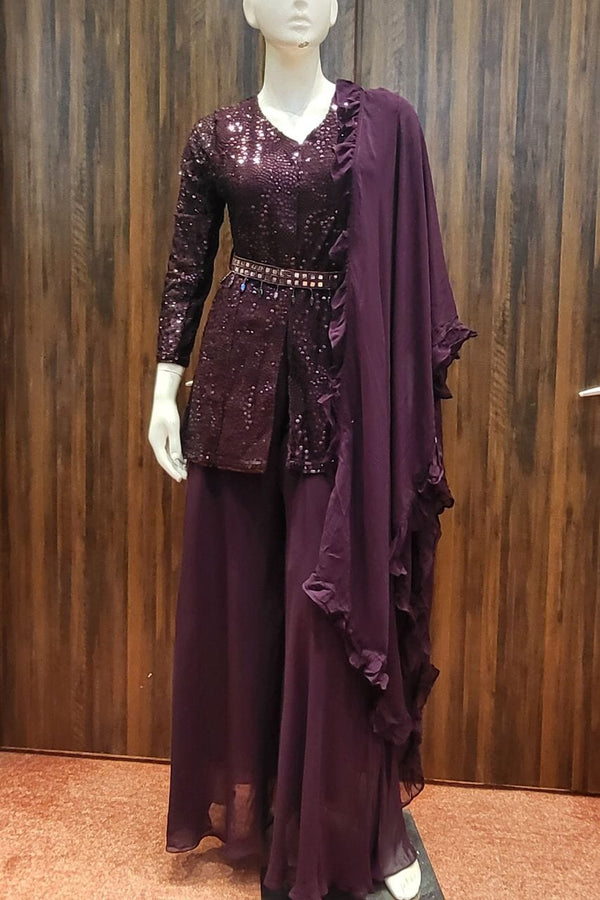 Indo-Western Palazzo Set