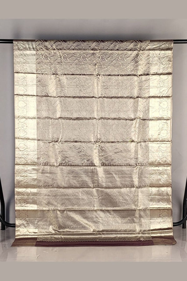 Tissue Kanjivaram Silk Saree with Self Weaving