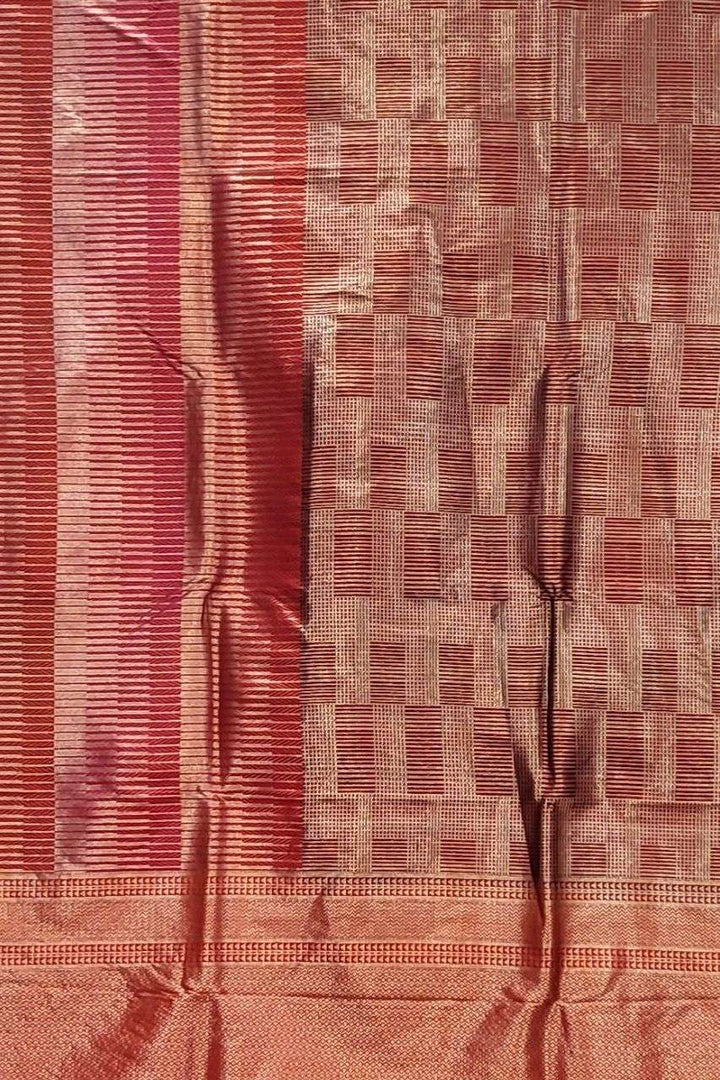 Pure Katan Silk Saree With Intricate Zari Work