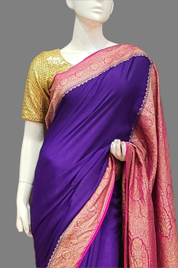Party Wear Khaddi Silk Saree