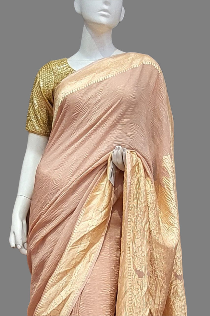 Khaddi Crushed Saree