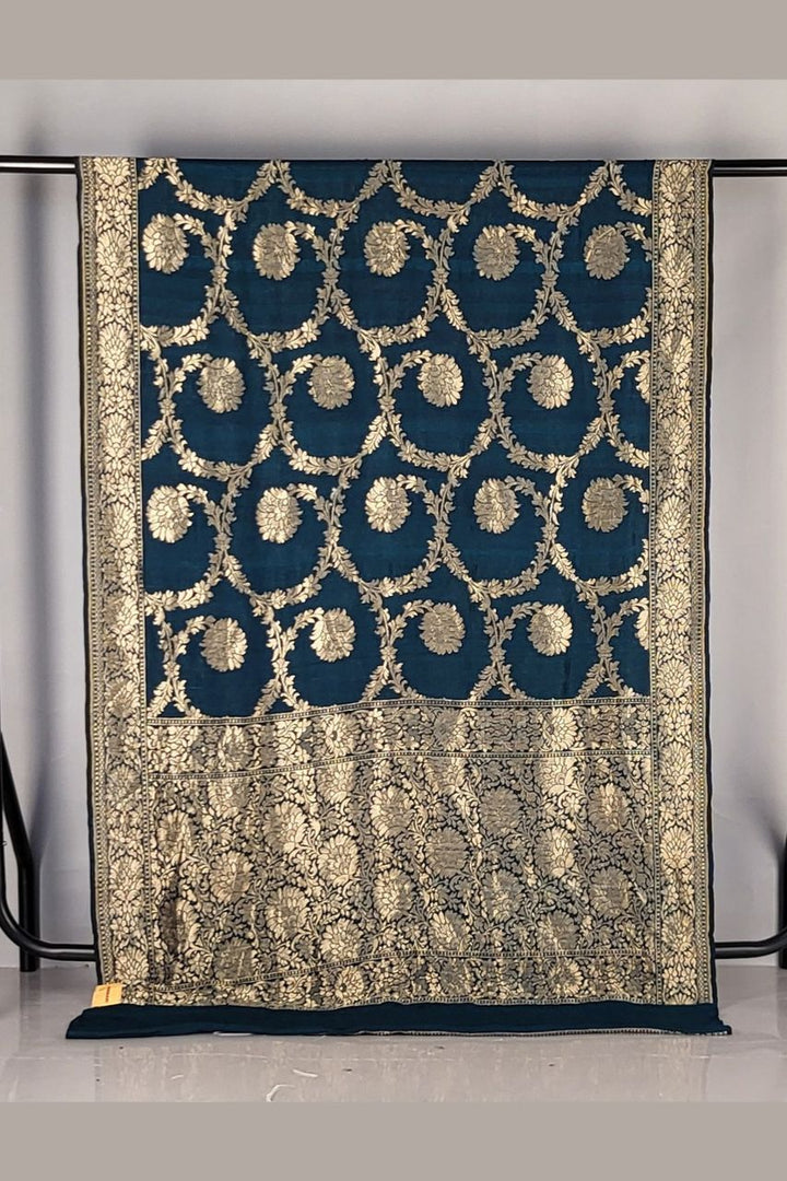 Pure Khaddi Tussar Saree with Zari Woven 