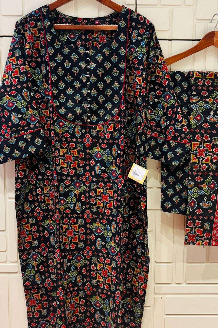 Plus Size Kurta Pant With Dupatta Set for Women