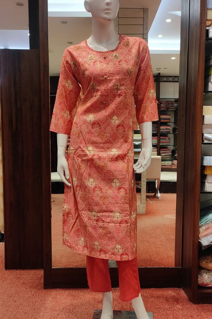 Kurti Pant Set With Dupatta 