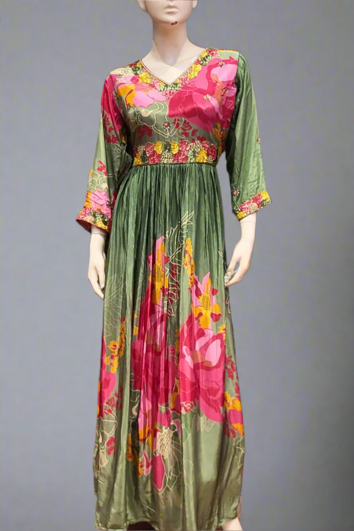 Latest Gown Style Suit for Party Wear