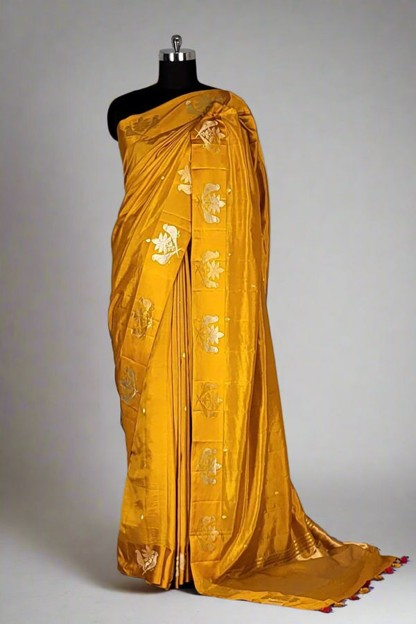 Mashru Katan Saree with Shikargah Border