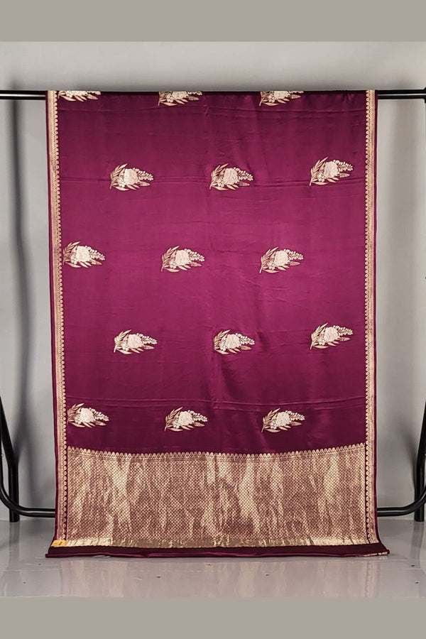 Mashru Saree on Katan Silk for Festive Look