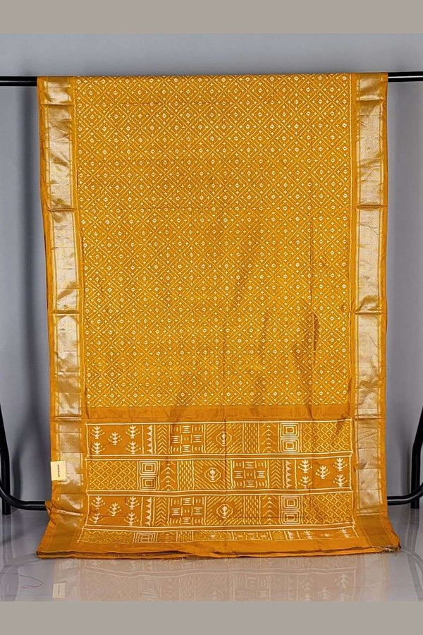 Patola Silk Saree for Haldi Ceremony