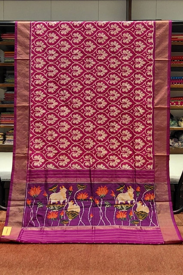 Ikkat Patola Silk Saree for Wedding Ceremony