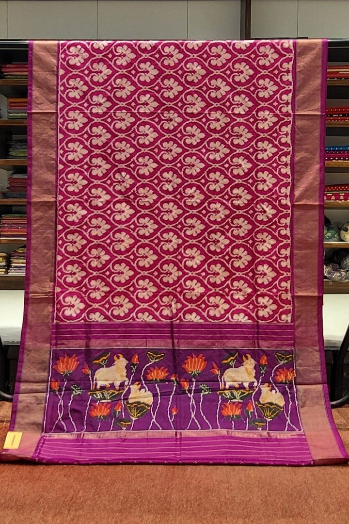Ikkat Patola Silk Saree for Wedding Ceremony