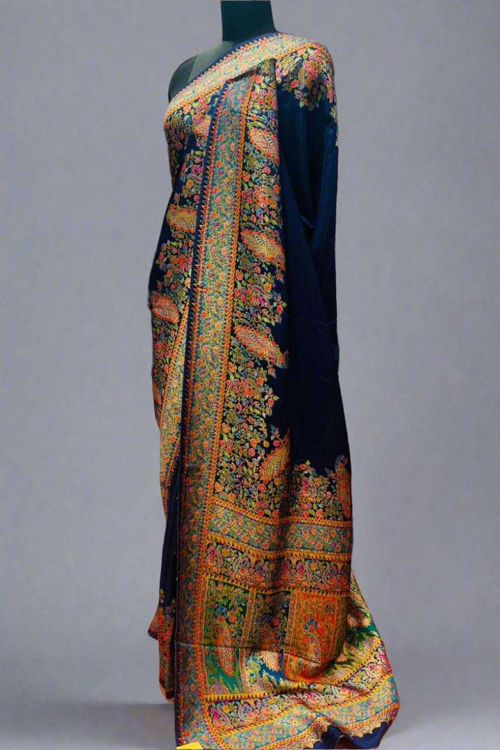 Plain Silk Saree with Rich Woven Work