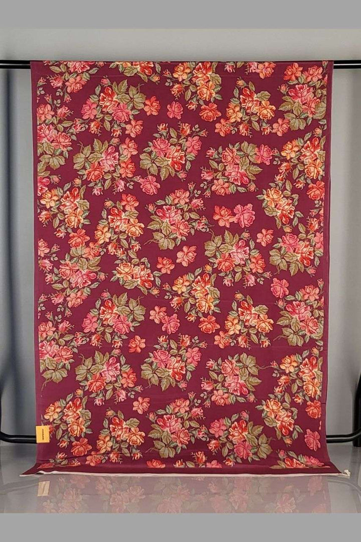 Pure Crepe Saree for Summer Wear