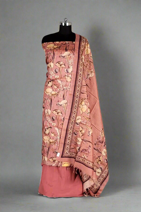 Tussar Silk Suit Piece with Dupatta for Women