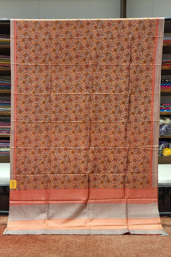 Mulberry Printed Silk Saree for Gifting