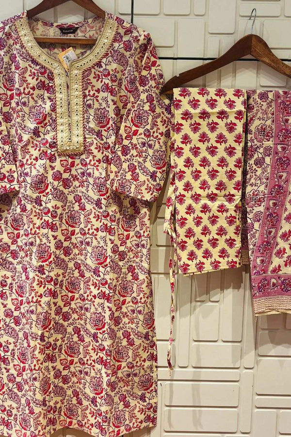 Readymade Cotton Salwar Suit for Summer Wear