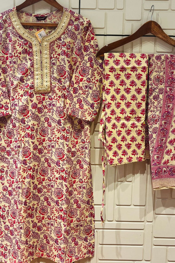Readymade Cotton Salwar Suit for Summer Wear