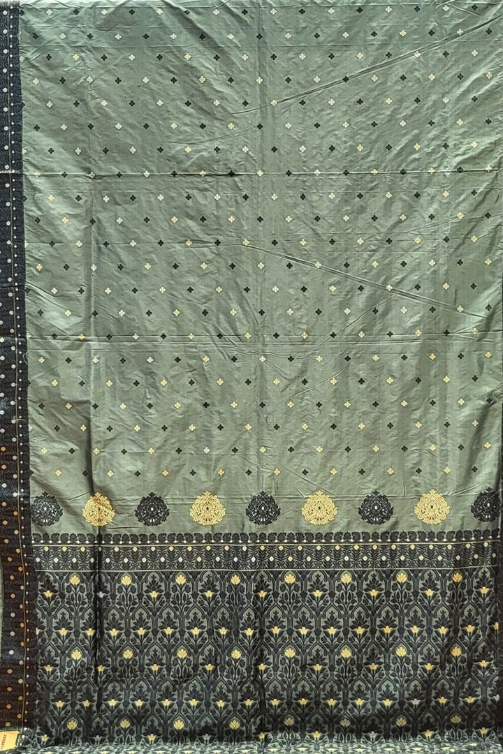 Pure Assam Silk Saree with Resham Woven