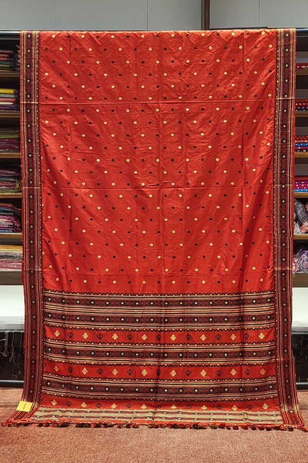 Pure Assam Silk Saree with Booti Work