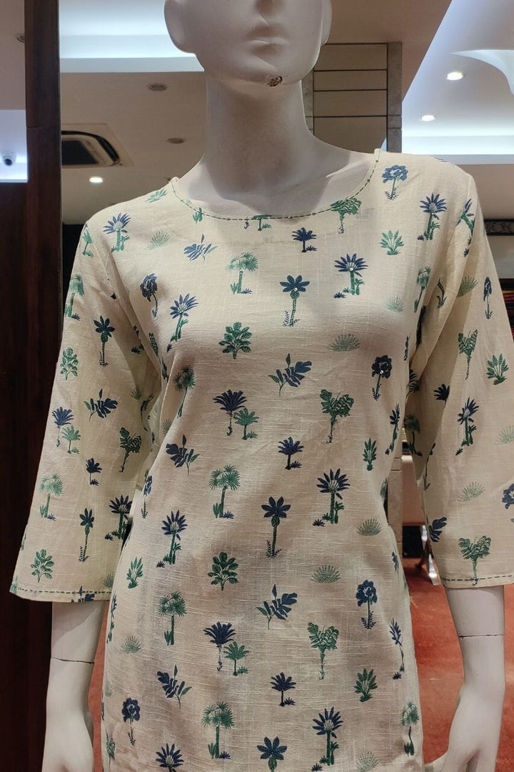 Pure Cotton Kurti Pant Set 