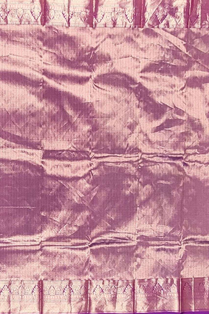 Purple Kanjivaram Silk Blouse Piece