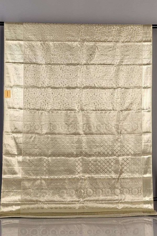 Brocade Kanjivaram Silk Saree for Wedding Reception