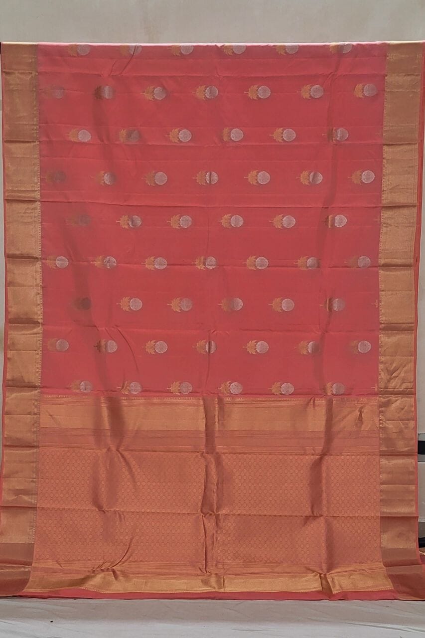 Pure Kanjivaram Silk Saree For Wedding Reception